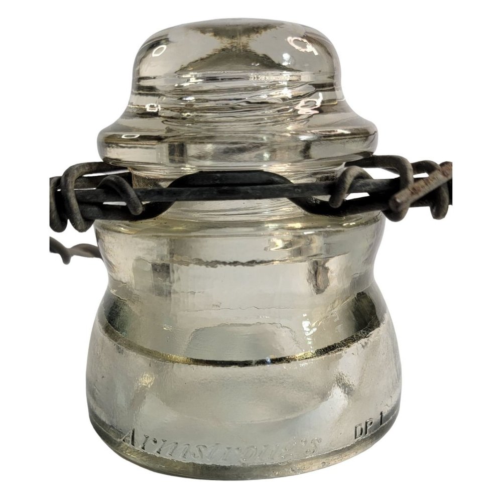 Armstrong's DP1 Insulator Made In USA (A) 93 48 With Tie Wire